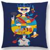 Пират Капитан Джек Наволочка Ром Покер Рыцарь Викинг Сокровище Орел Декоративные Буквы Туз Декор Диванная Наволочка