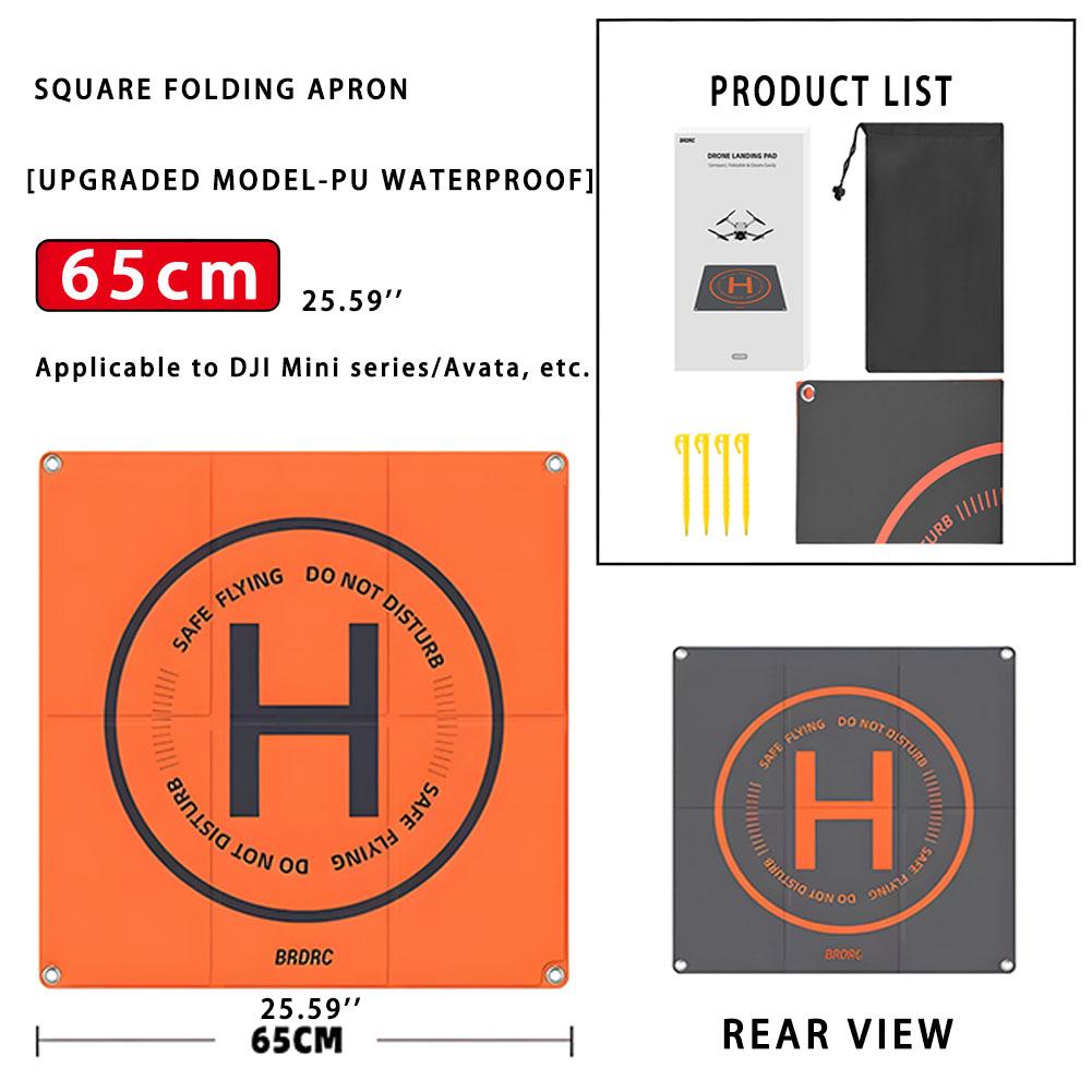 Drone Landing Pad for DJI MINI 4 Pro/3 Pro/MAVIC 3/Avata 2/Air 3 Universal Foldable Aircraft Launch Mat RC Drones Accessories