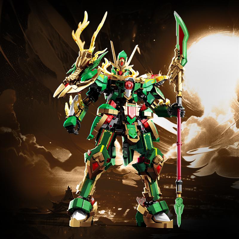 SEMBO BLOCK Механические персонажи Воины Мехи Строительные блоки MOC GAUNYU Меха-воин MOC Игрушки для детей Мальчиков Подарки на день рождения