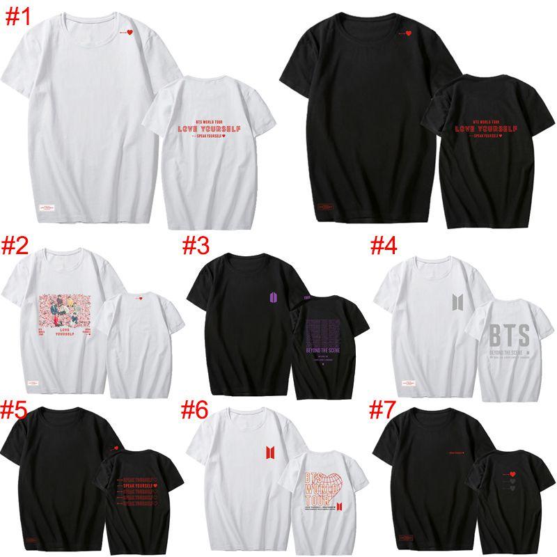 Tshirt Kpop Bts Love Speak Yourself Concert Tshirt Casual Tee Jk Rm Tops Jimin