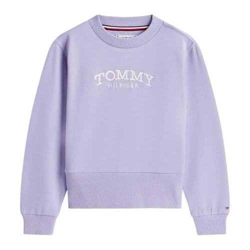 Tommy Hilfiger Girls Lettering Embroidered Sweatshirt
