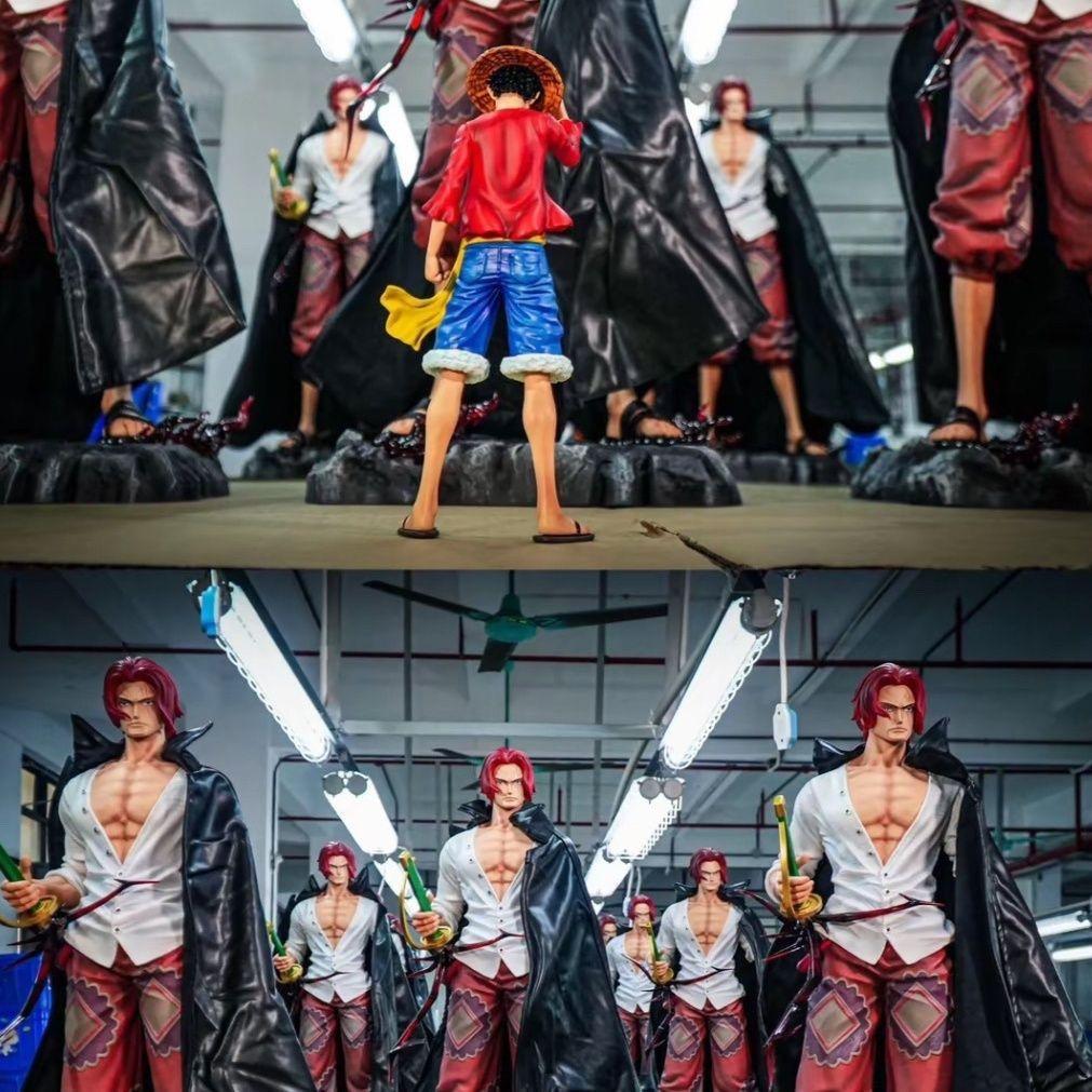 JT studio One Piece 27,5 дюйма/70 см Шанкс Статуя Аниме Рыжий Доминирующий Extra large Зоро ПВХ Модные Игрушки Подарки