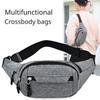 Мужская повседневная поясная сумка, поясная сумка, большая вместительная спортивная дорожная сумка для бега, органайзер, водонепроницаемая парусиновая спортивная сумка