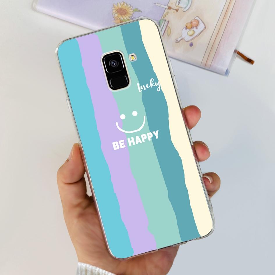 Чехол для Samsung Galaxy A8 2018 / A8 Plus 2018 A530F A730F Силиконовый чехол Популярный цветок одуванчика Мягкий TPU Чехол-защита для телефона
