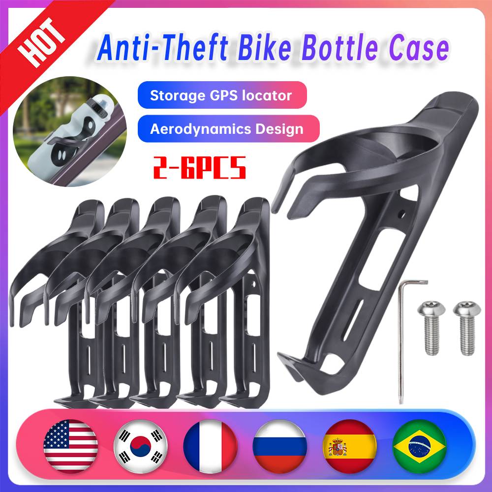 2-6 шт. Велосипедный держатель для бутылки с GPS-трекером, противоугонный держатель для велосипедной фляги, устойчивый к царапинам, кронштейн для велосипедной фляги для Apple AirTag