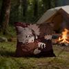 RRebound of the HHeart Pillow Cover Polyester Square Cushion Case  cm Decorative for Home Couch Bed Car Decor