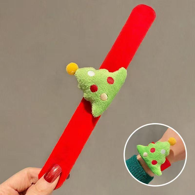 Christmas Gifts for Kids Stocking Stuffers Seniors Snowman Snap Bracelet Sensory Toys Fidget Wristband Party Favors Decorations