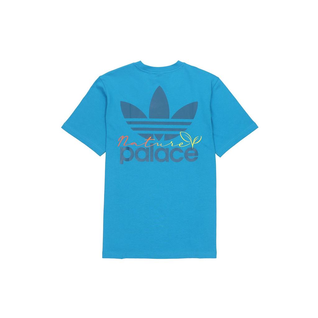 Palace X adidas Nature Tee Mystery Petrol Мужские топы синие HM9199