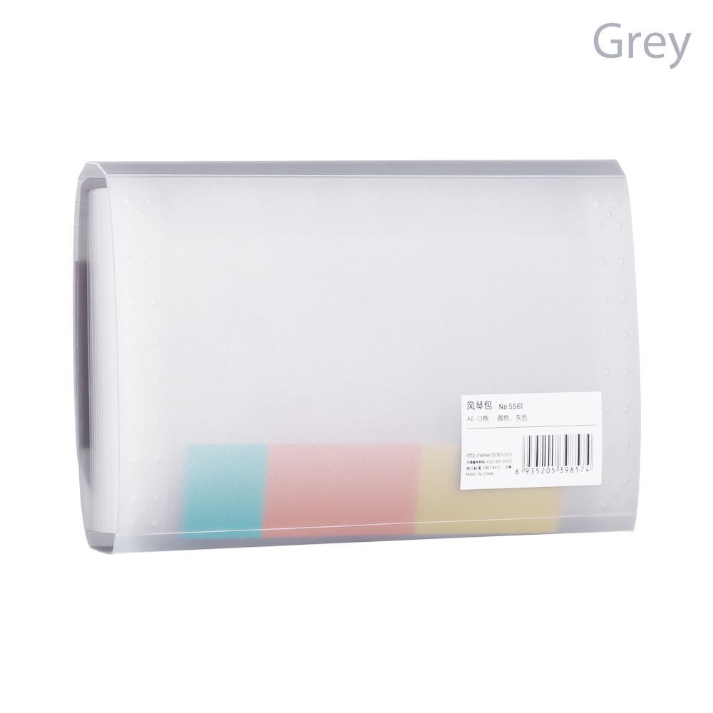 Storage Pockets Paper Organizer File Classify Filing Box Self Standing Briefcase Document Holder