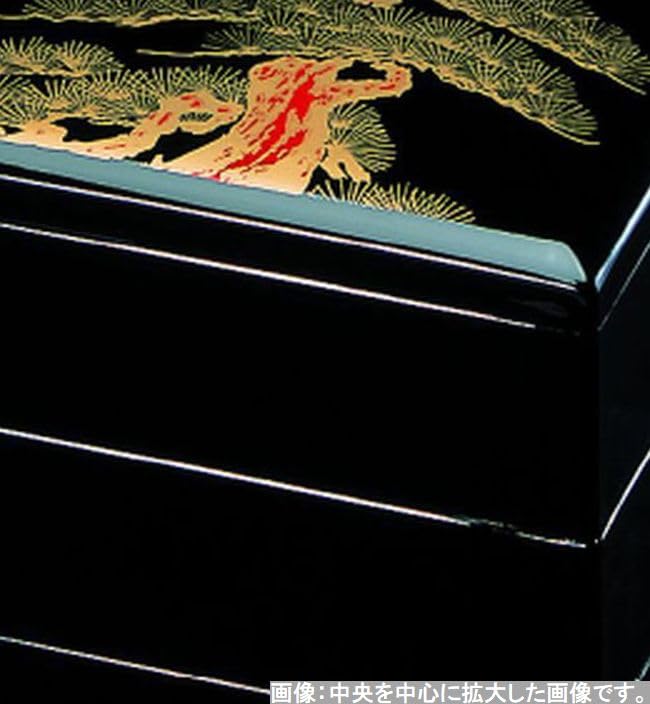 Дзюбако Сосна Хинодэ x x Сделано в Японии J-kitchens 3-ярусный 8-дюймовый (Стопка коробок), Houtoku, Дизайн, 24.2см 24.2см 19.5см,