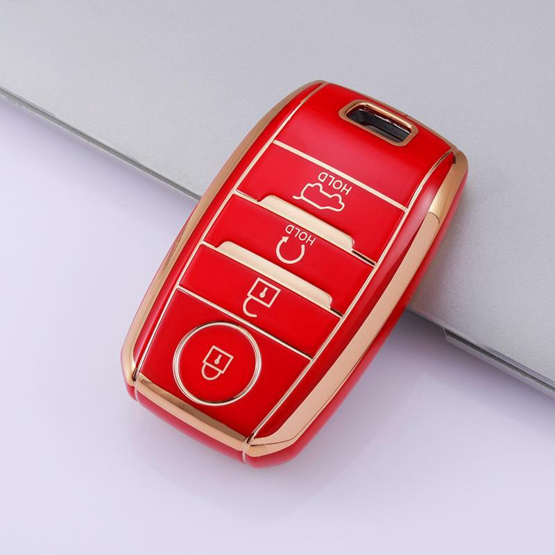 Высококачественный чехол для смарт-ключа для 22 моделей Kia, включая K5, Kaiku, K3/KX3. Чехол для брелока в виде спортивного автомобиля.