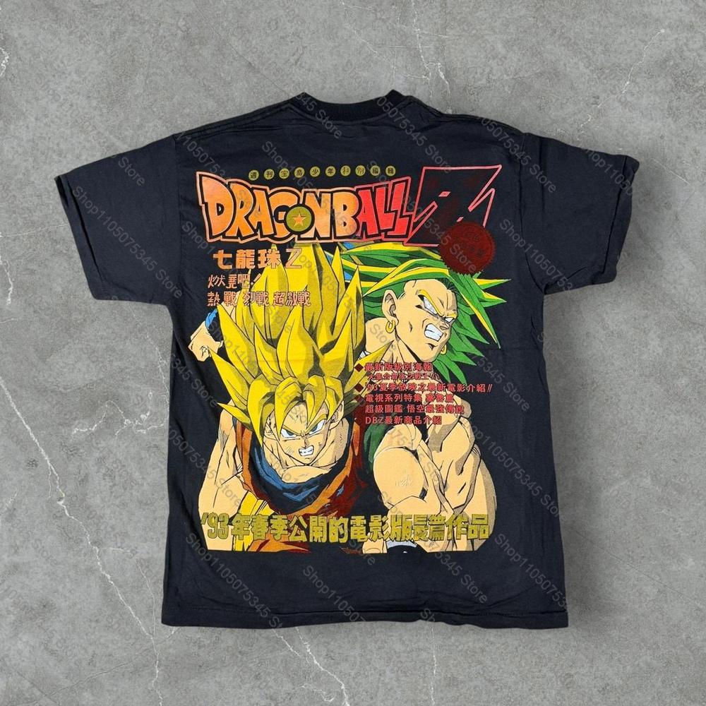 Dragon Ball Веджета Аниме Унисекс Футболка с коротким рукавом Летняя Y2k Уличная одежда Хлопок Женская Графическая Футболка Тренировка Зал Свободные Повседневные Топы