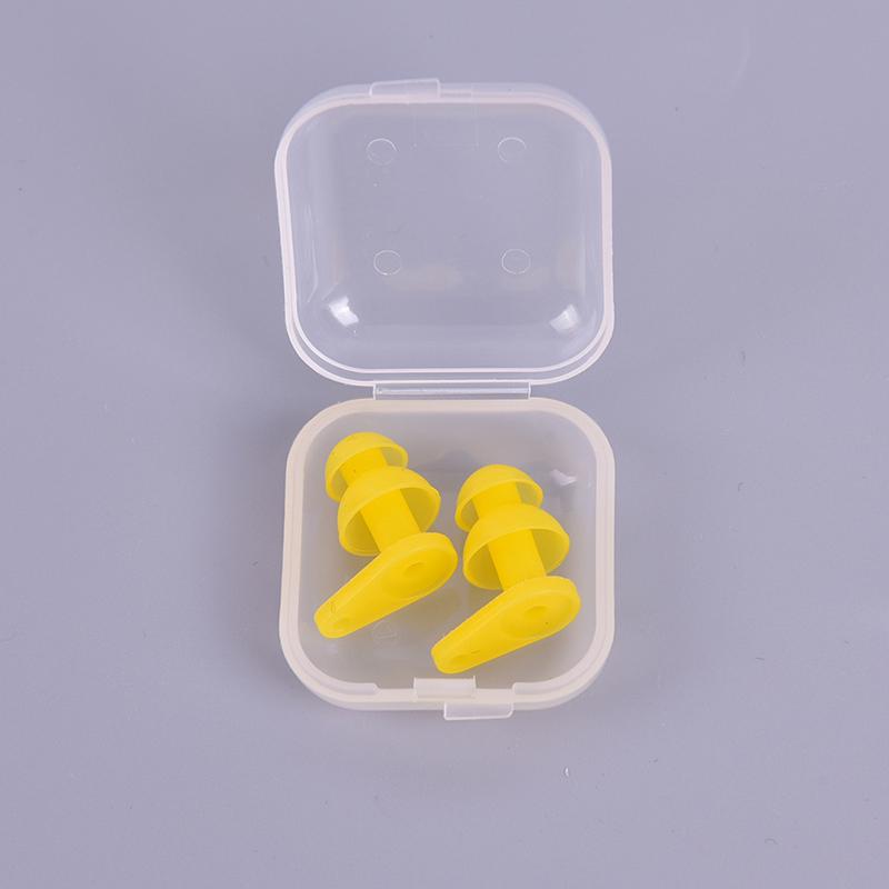 1Pair Ear Plugs Silicone Waterproof Earplugs Water Sports Swimming Accessories