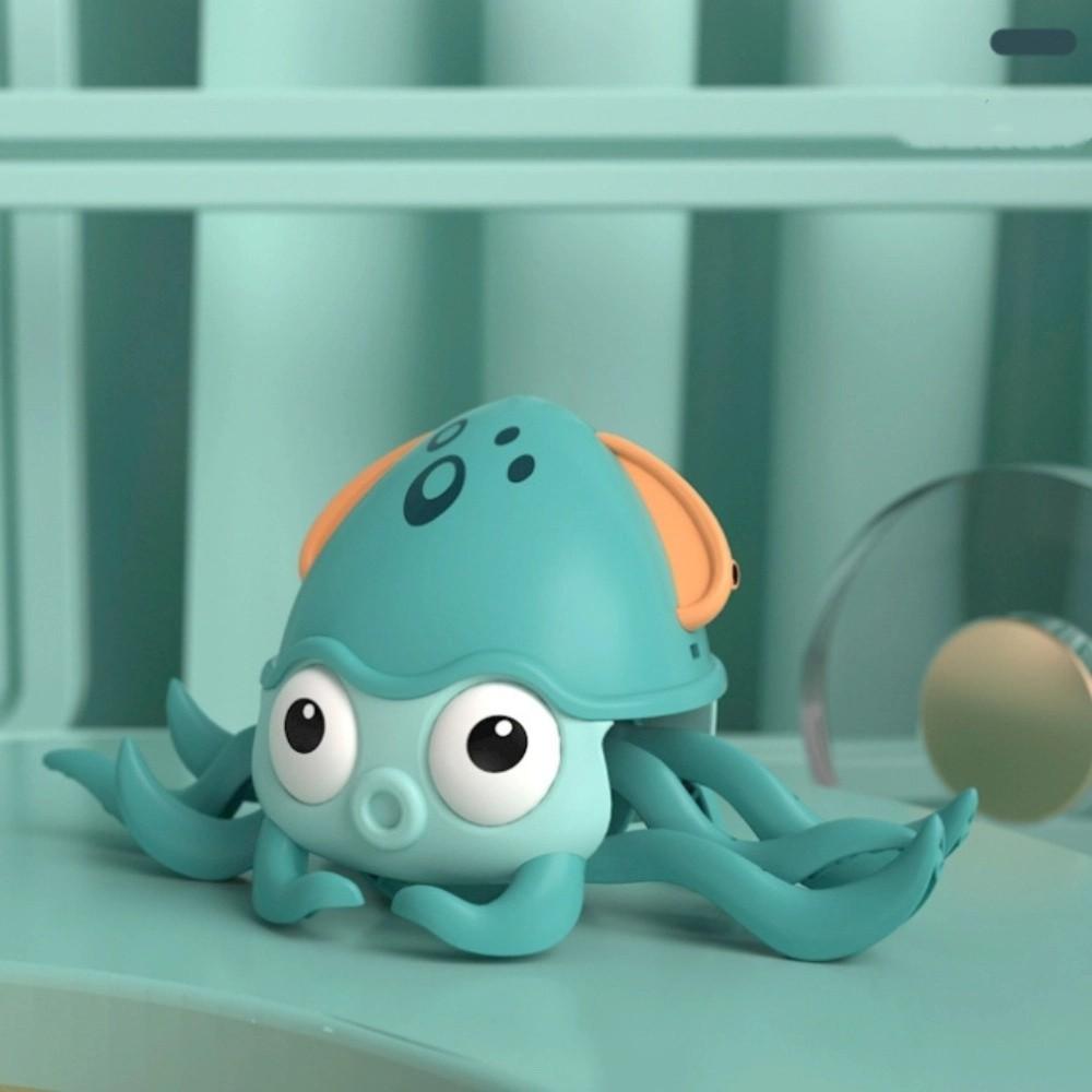 Light&Music Dancing Squid Toy Flat Ground Escape Educational Electric Dancing Octopus Catch Up Simulation Squid Interactive Toy
