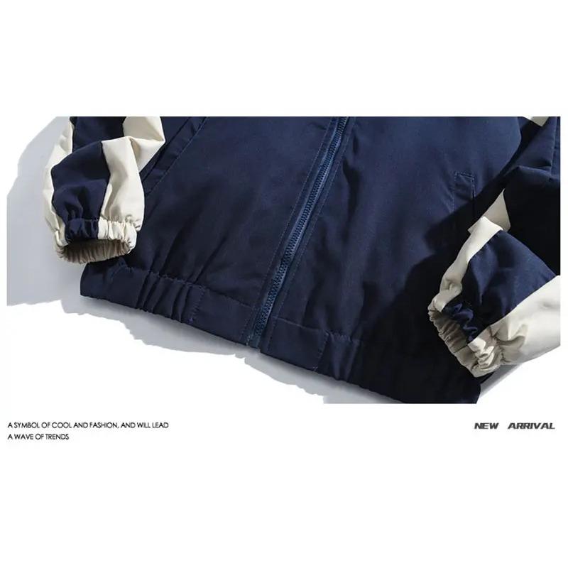 Осеннее пальто в стиле хип-хоп, тонкий унисекс, уличный модный тренч, спортивная бейсбольная куртка, крутая молния, осеннее свободное пальто