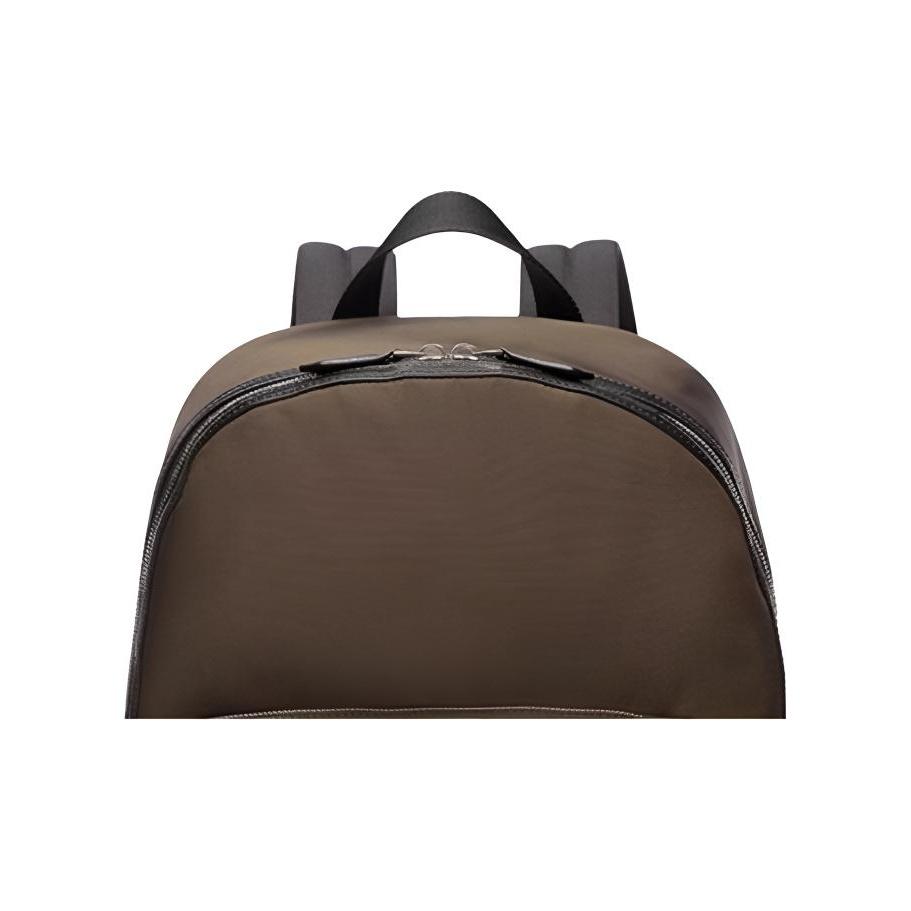 Bally Logo Zipper Closure Fabric Backpack Large Men backpack Green 6308462