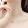 [Bijou Holic] 92.5 Silver Gold-Plated Triple Ring Women's Necklace