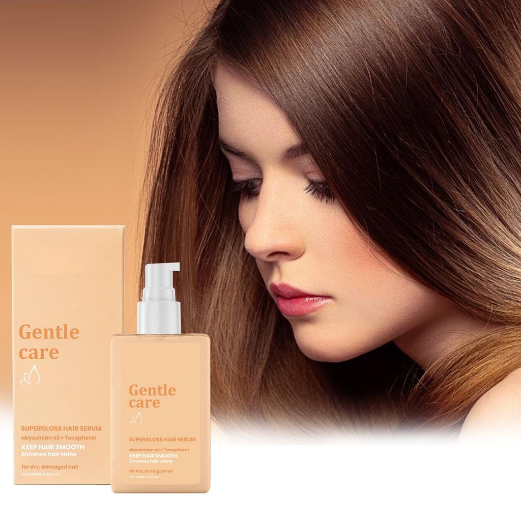 Сыворотка для разглаживания волос, шелковистое масло для волос, питает поврежденные волосы, придает легкую текстуру, уменьшает пушистость с помощью кондиционера для волос. 100 мл