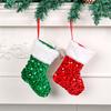 4pcs Christmas Hanging Stockings Decors Assorted Colorful Christmas Hanging Stockings For Home Party Decoration Charm