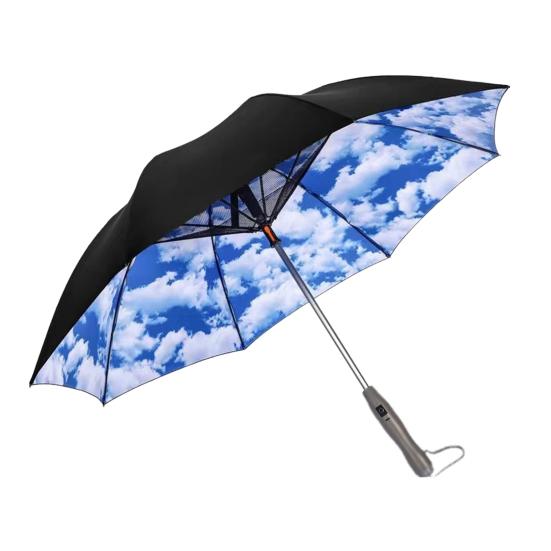 Зонт 3-в-1 для защиты от солнца с вентилятором, распылителем воды, охлаждающий вентилятор, зонт с УФ-защитой, USB-перезаряжаемая батарея, рыбалка, гольф, патио