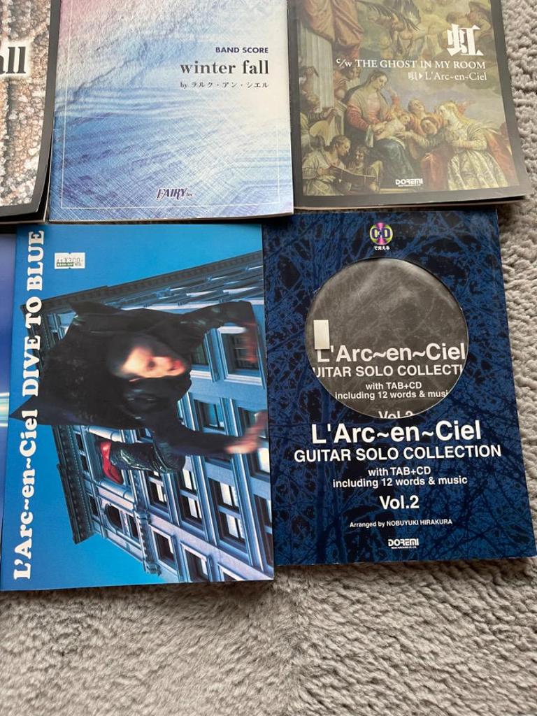 [USED] GIGS Ken & L'Arc-en-Ciel Magazine Set Band Score