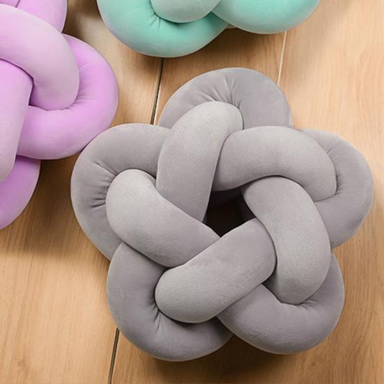 Декоративная подушка Four Seasons, снижающая стресс, эластичная, практичная INS, вязаный узел, звездообразная подушка для спинки дивана для офиса