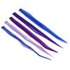 Colored Hair Extensions Highlight Synthetic Hairpiece Clipin Hair Extensions for Girls