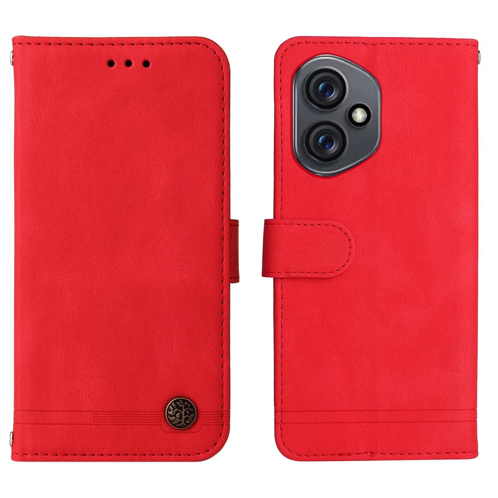 For Honor 400 Leather Wallet Cases Skin Touch Phone Cover Stand with Strap