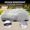 X AUTOHAUX Size Car Body New Waterproof Fabric Lightweight and Comfortable for Fleece Paint Seat Door Even If You Forget Windbreak Storage Sun Rainy