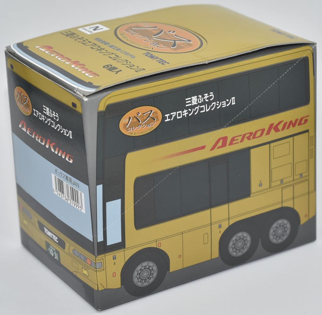 The Bus Collection Bus Collection Mitsubishi Fuso Aero King Collection II 6 Pieces BOX Diorama Supplies 319986