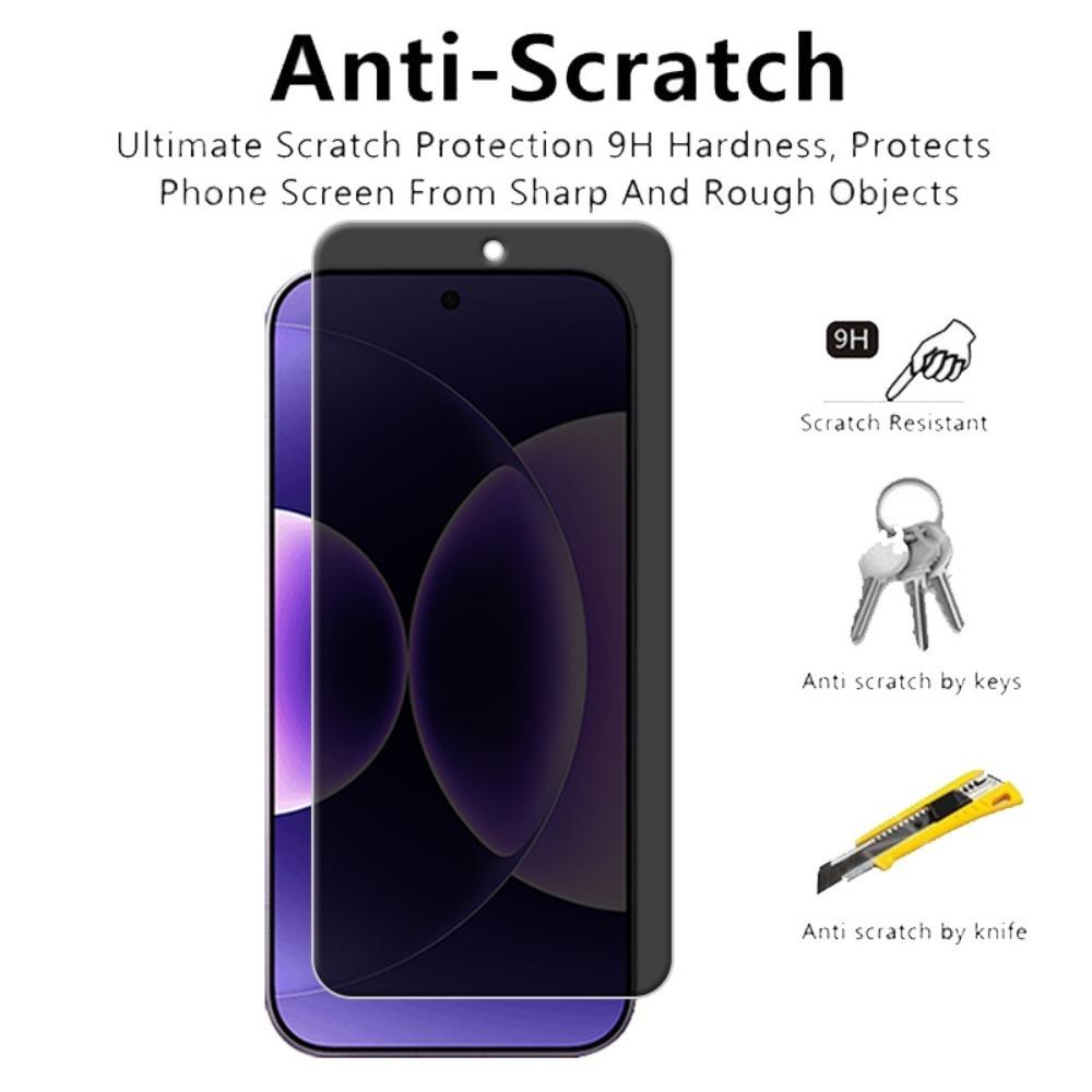 4 шт. Закаленное стекло с защитой от шпионажа для Xiaomi 17 Pro Max 17 Pro 15T 14T 13T 12T Pro 15 14 13 12 11 Lite Защитная пленка для экрана против царапин