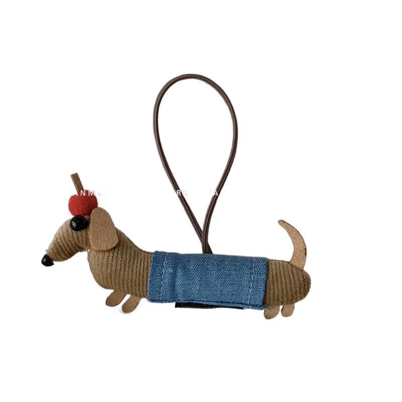 Милая корейская заколка для волос в виде таксы, боковые пряди, зажим-уточка, резинка для волос, подвеска, зажим-краб, аксессуар-ободок, новинка