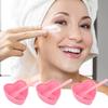 Plastic Facial Masque Bowl Set Heart-Shaped Mixing Bowls Brushes Reusable Skin Care Tools for Women Face Mixing