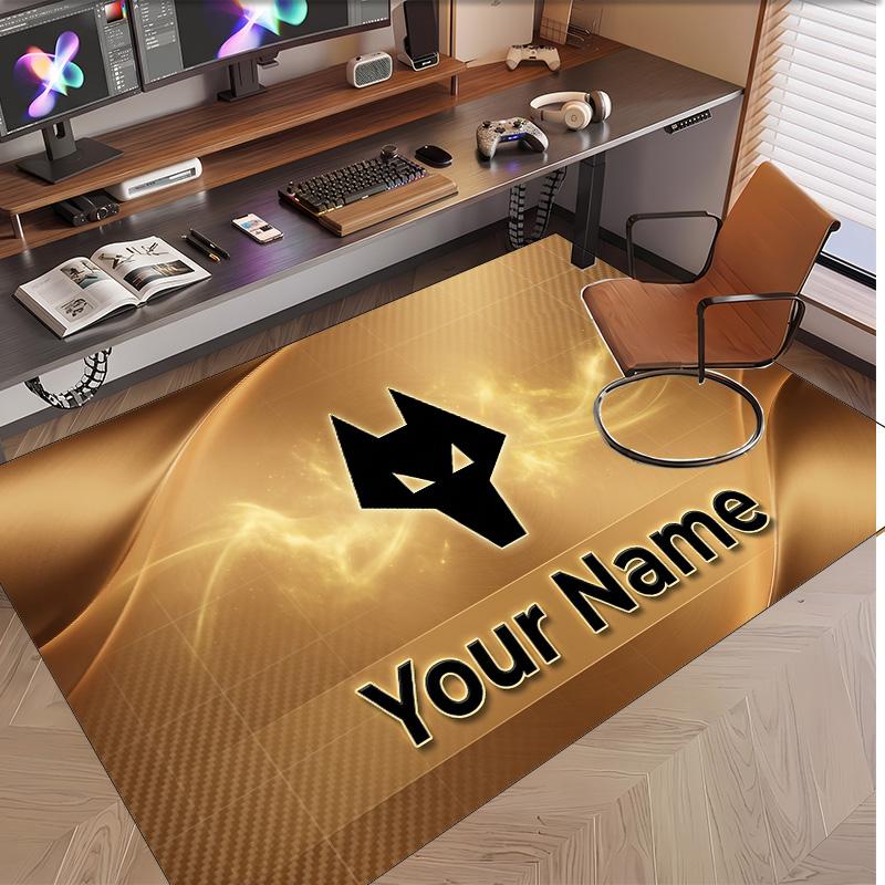 Personalized Crystal Velvet Carpet Wolverhampton Wanderers Football Pattern Non Slip Floor Rug