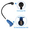 IPENGEN EV Charger Adapter 16A 3.5KW 1Phase EU Plug Multiple Plug Connector with Power Supply Side for Electric Car Charger