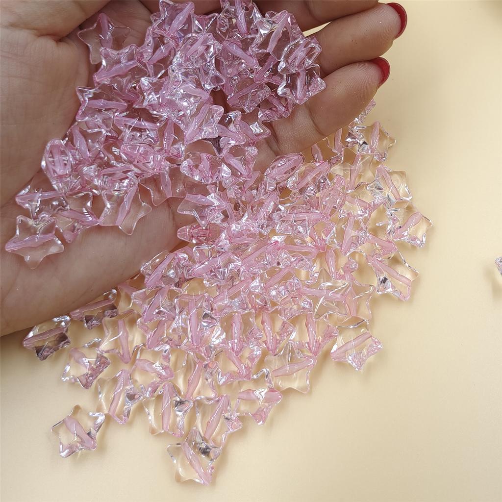 120 шт. бусины для изготовления бисера, ожерелья, браслета, изготовления ювелирных изделий, свободные бусины ручной работы, 13 мм, звезда, сделай сам, фурнитура, акрил