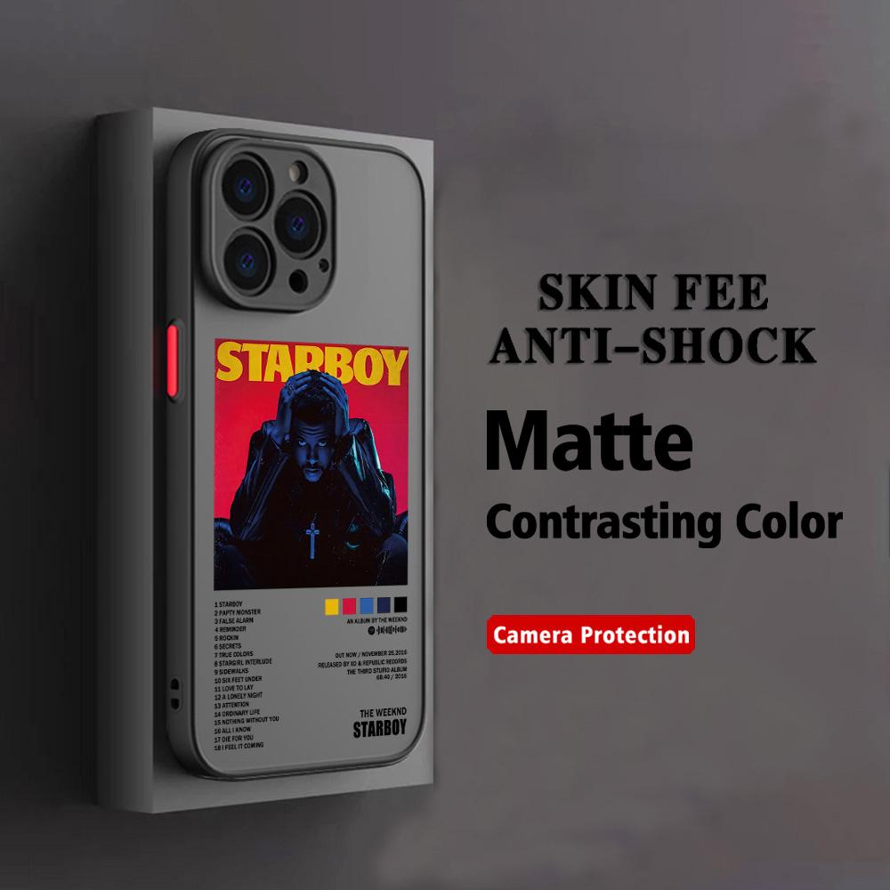 ГОРЯЧЕЕ Минималистичный плакат The Weeknd Чехол для телефона Для iPhone 17 16e 16 15 14 13 12 11 Mini Pro Air Max X XR XSMax 7 8 6 Plus Матовый