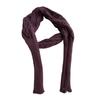 Knitted Cable Wrap with Sleeves Solid Color Hollow Twist Crochet Pattern Women Shawl Scarf