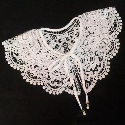 Кружевной воротник, накладной воротник, накидка на плечо, воротник с вышивкой, воротник-стойка, воротник свитера, съемный воротник для женского платья