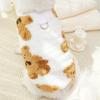 Fashion XS-9XL Winter Puppy Clothes Cute Bear Pattern Warm Fleece Dog Vest Dog Sweater Pet Supplies Vest Pitbull New Year's Gift