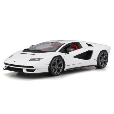 Bburago 1/24 Lamborghini Countach LPI 800-4 Белый / Литая модель автомобиля, Готовый продукт 18-21102 WT [Параллельный импорт]