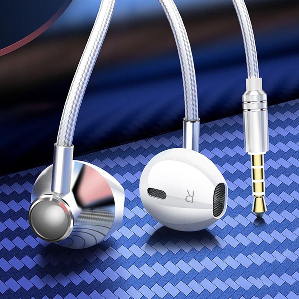 Проводные наушники типа C и 3,5 мм. Наушники-вкладыши с мощными басами. Проводные стереонаушники. Бег.