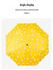 Cartoon Print Dual-Use Folding Sunshade Umbrella - UV Protection and Rainy Day Use