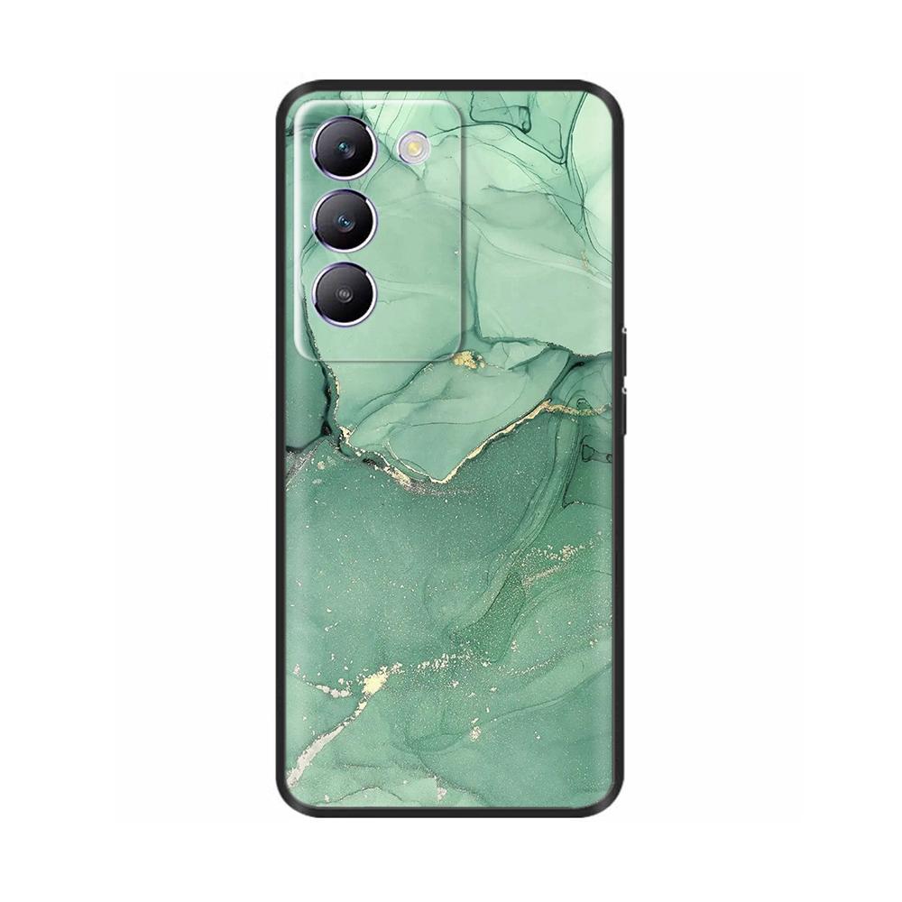 Ударопрочный Чехол Для Vivo V40 SE 5G T3 Y200e 5G V40SE Живопись Нарисованный Задняя Крышка Телефона Мягкий Силиконовый Чехол Для Vivo T3 V40 SE Capa