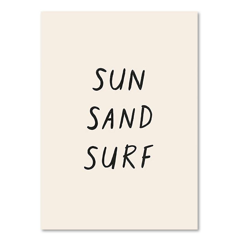 Тропическое море пляжные волны постер кокосовая пальма мост грузовик холст живопись скандинавское настенное искусство картины для гостиной домашний декор