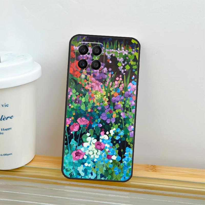 Яркий Цветочный Арт-Кейс Для Samsung Galaxy M14 M54 M34 M13 M15 M36 M55 M35 M56 M16 M31 M11 M53 M12 M32 M52 M06