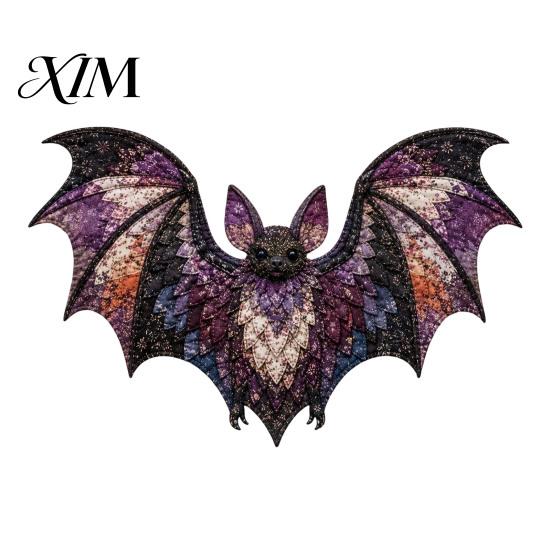 Weekend Hobby Sewing Projects Halloween Patchwork DIY Kit, Fabric Kit with Owl Skeleton Materials for Kids Ghost Witch Designs, Crafting Seasonal Home