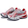 Li Ning Furious Rider BOW Скользкие Устойчивые к истиранию Низкие Повседневные Кроссовки Мужские Красный Белый AZGT067-3