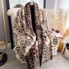 Ethnic Style Cashew Flower Jacquard Scarf Women's Fashion Imitation Cashmere Shawl Thickened Warm Scarf