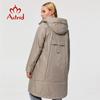Astrid 2021 New Winter Jacket Mid-length Hooded Design Plus Size Fashion Women's Down Jacket Warm Parka Women Coat  AM-9726